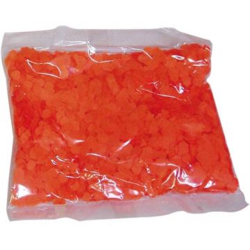 Oranje confetti - 100 gram