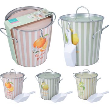 IJsemerset 3 delen met deksel en plastic emmer