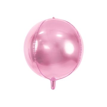 Metallische roze folieballon - 40 centimeter