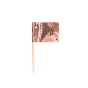 Metallic Rose Gold Houten Stokken 50x