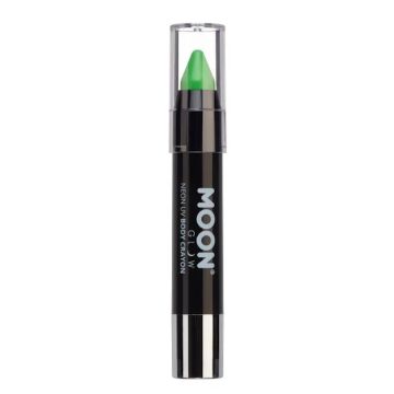 Neon UV Lichaamsstift Intense Groen 3,2 g Moon Creations