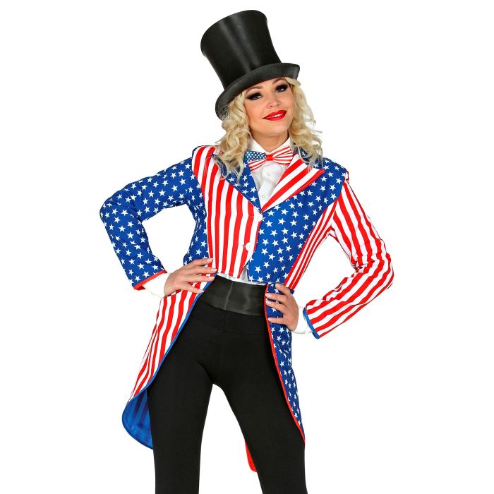USA-jas voor dames met sterren en strepen