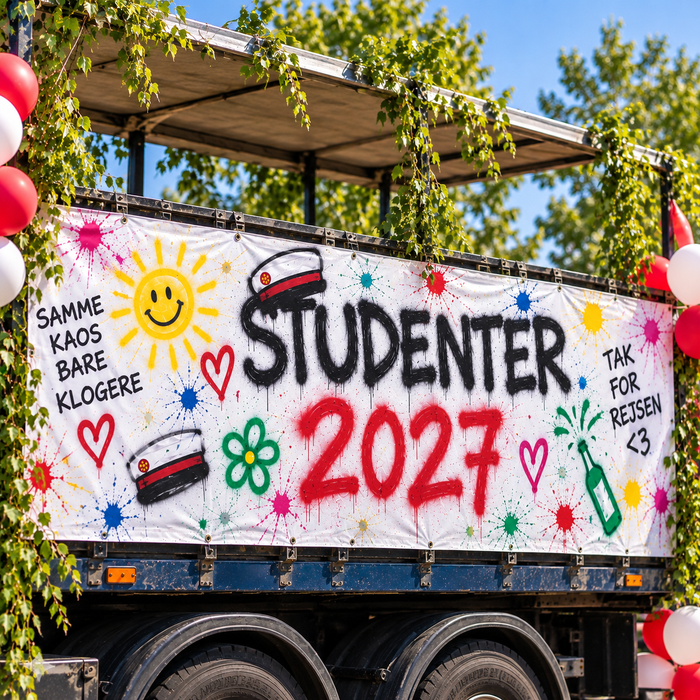 Studentenbanner 3x1 m studentenrit