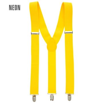 Neon gele bretels - onesize
