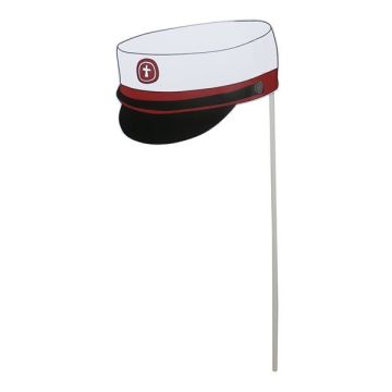Rood Studentenhoed Vlag 10x - 50 cm 