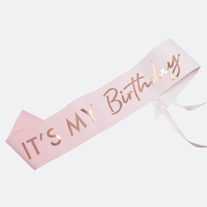 "It's my birthday" Schuurbord - 75cm