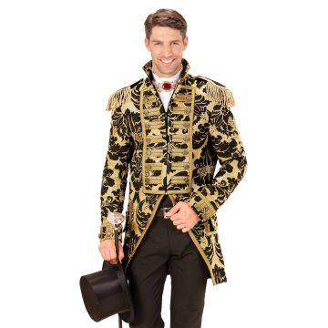 Gouden jacquard paradejas voor heren