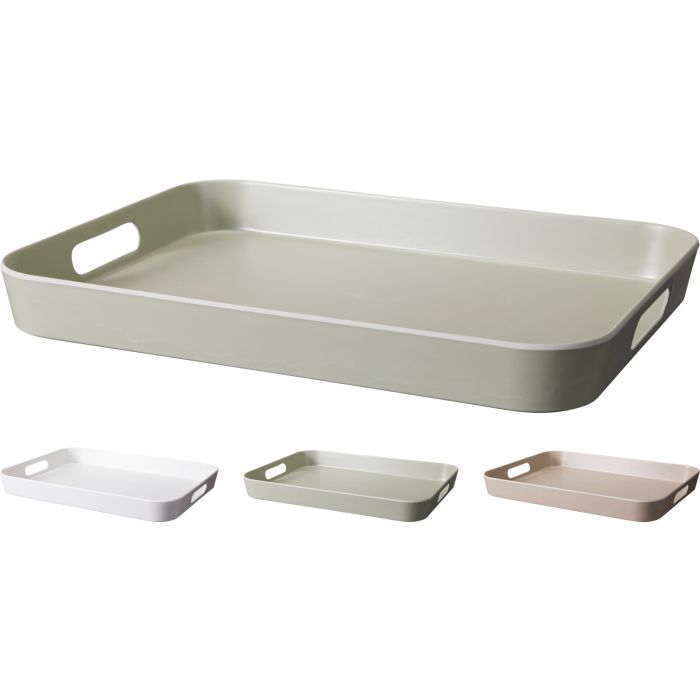 Rechthoekige serveertray met handvatten 41x31 cm