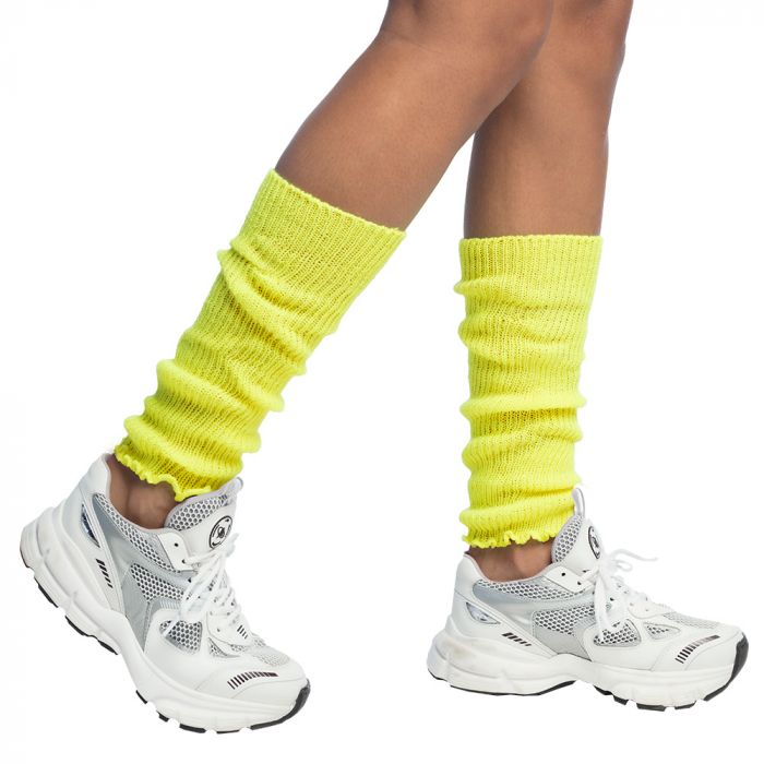 Beenwarmers in neongel - One size