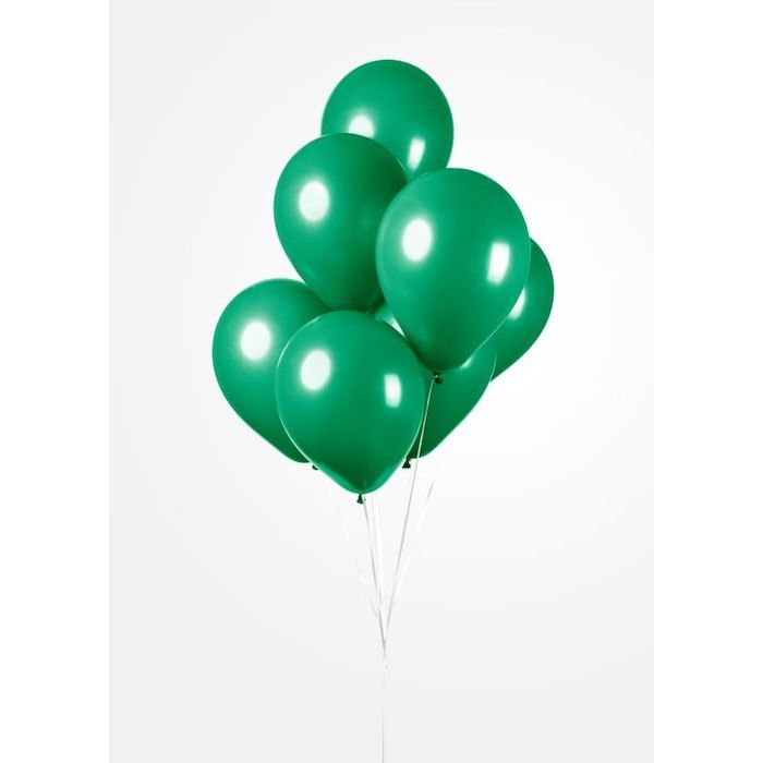 Donkergroene ballonnen 25x - 30 cm