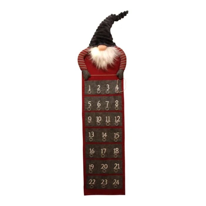 Vul je eigen LED cadeaukalender met kerstman bovenop kerst De Oude Apotheek 