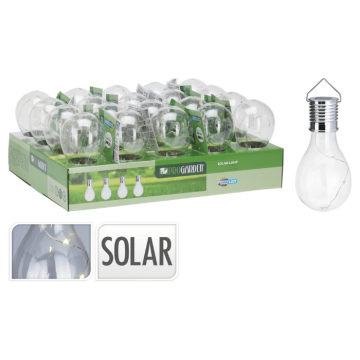 Zonne-energie aangedreven bol oplaadbaar - 15x7,5 cm