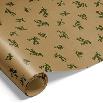 Cade papier met dennen cadeauverpakking 1000x70 cm De Oude Apotheek