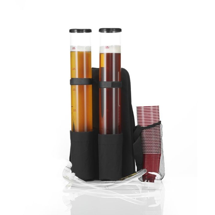 Dubbellaan mobiele dispenser 6 liter