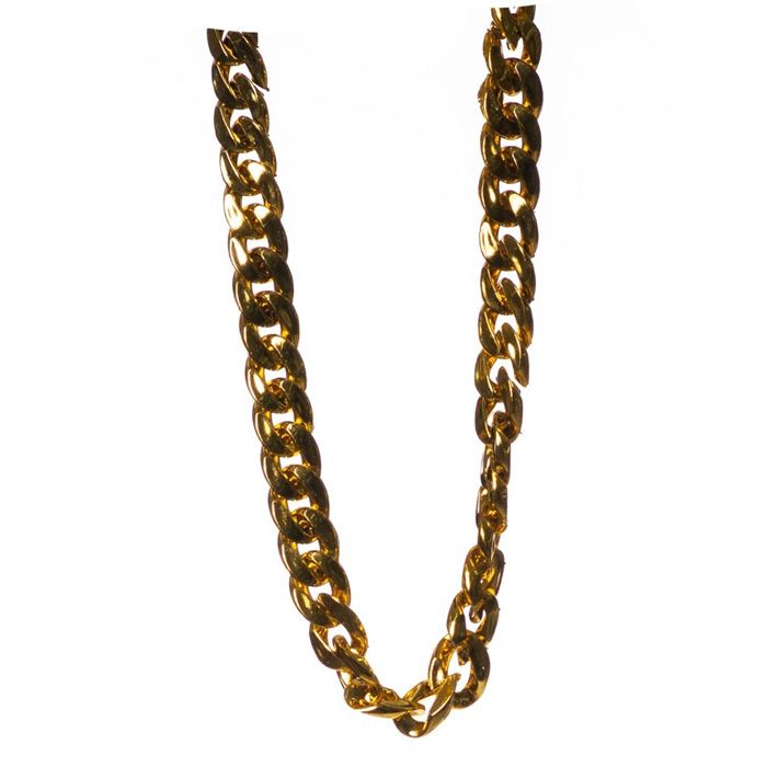 Gouden pimp ketting