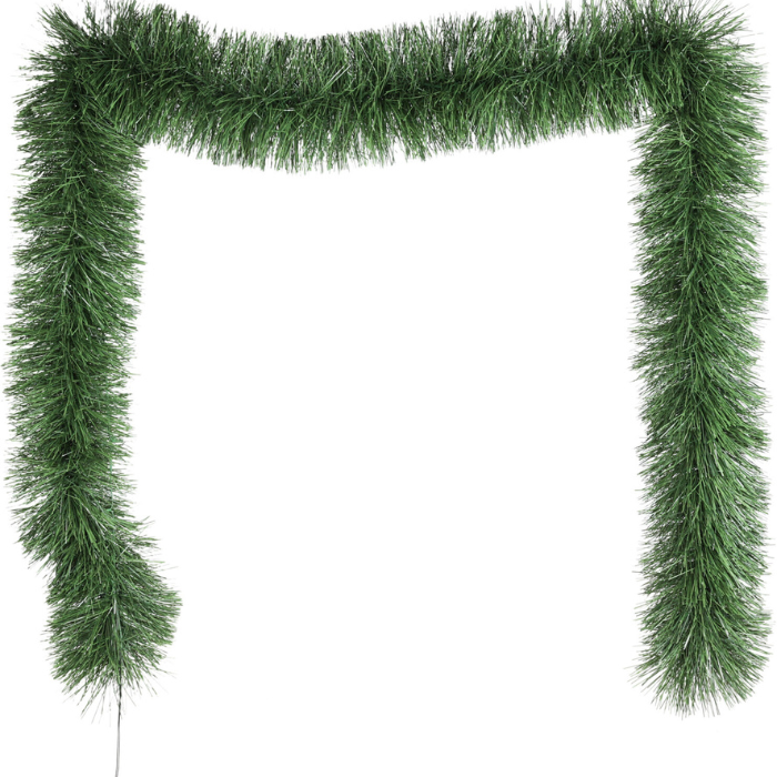 Groene dennen-garland 274x20 cm
