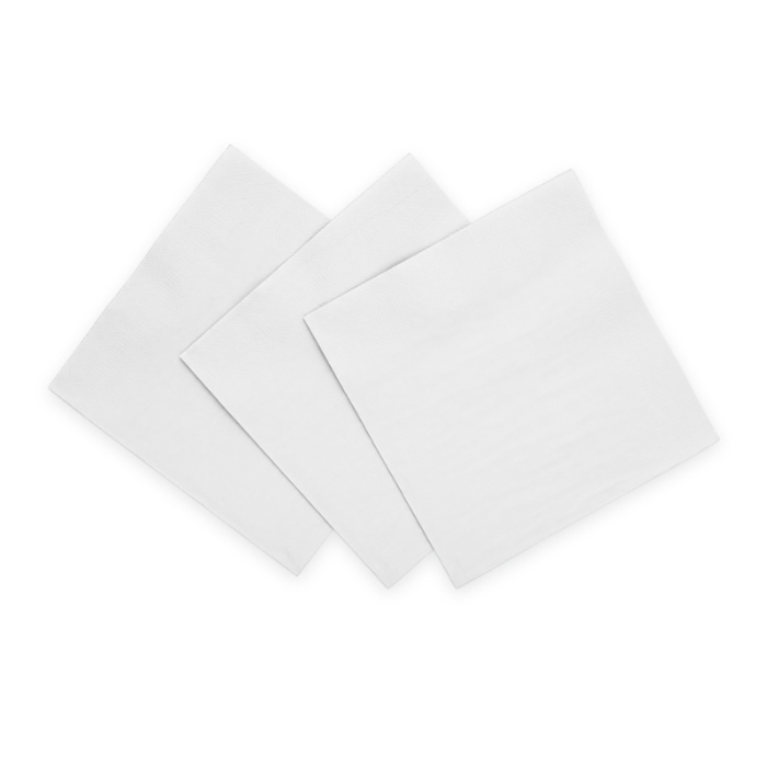 Witte servetten 20x - 33x33cm