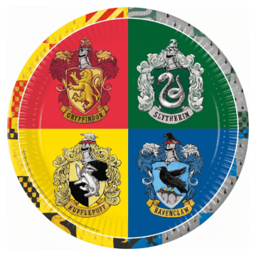 Harry Potter® papieren borden 8x - 23 cm