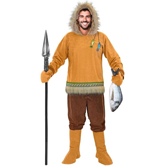 Eskimo kostuum voor heren - 4 delen