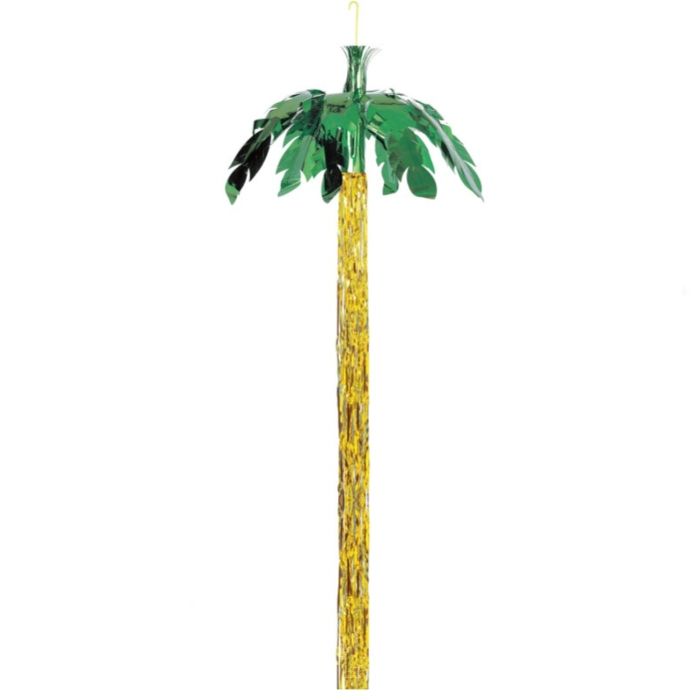 Hangende Hawaii palmboom van folie en glitter 