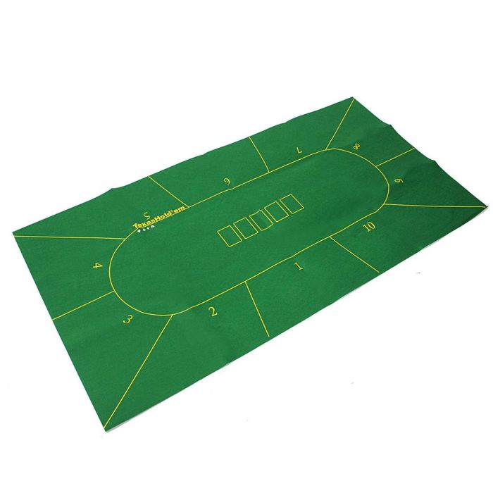 Pokerkleed 180x90 cm stof groen