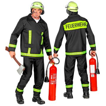 Duits brandweerman kostuum voor heren