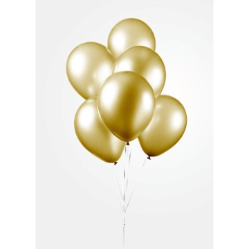 Metallic gouden ballonnen 100x - 33 cm
