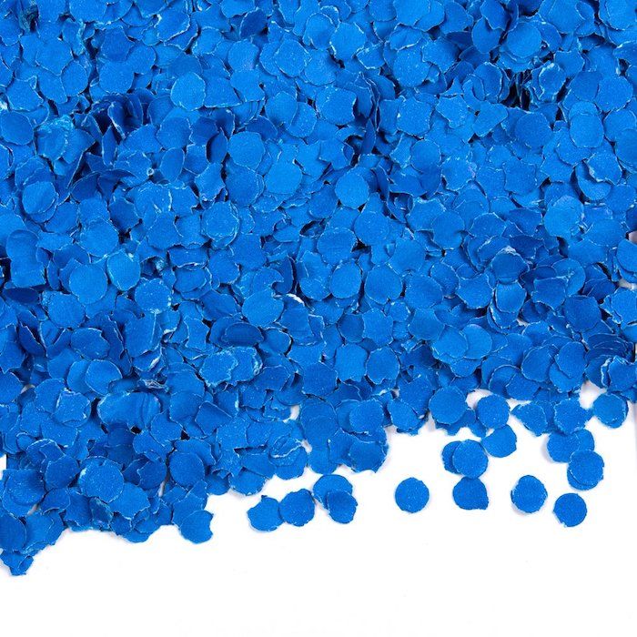 Blauw Papieren Tafelconfetti 100g