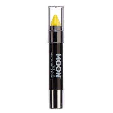 Neon UV Lichaamsstift Intense Geel 3,2 g Moon Creations