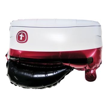 Studentenmuts Folieballon Rood - 39 x 53 cm 