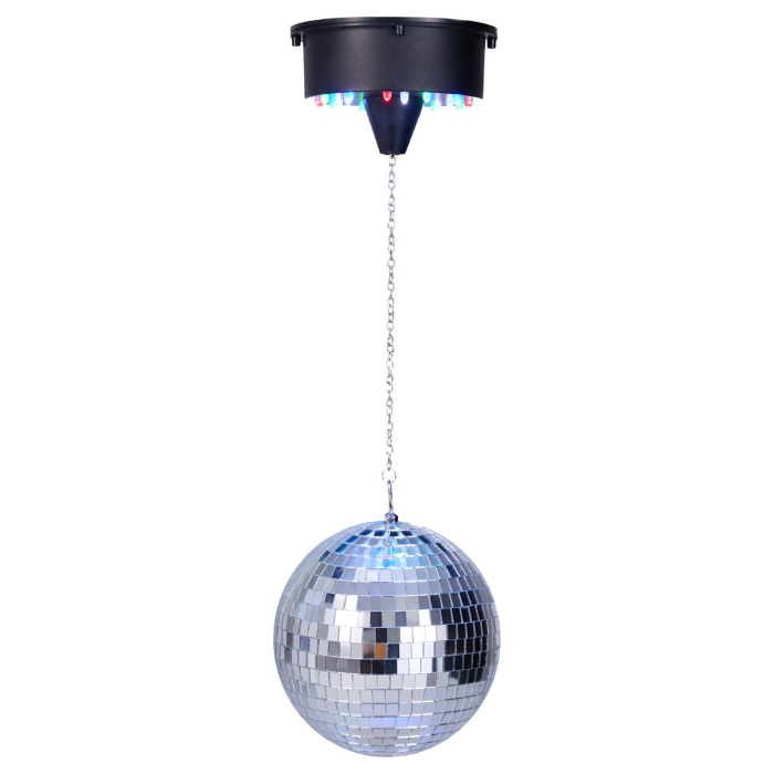 Discobal zilver LED 15 cm 