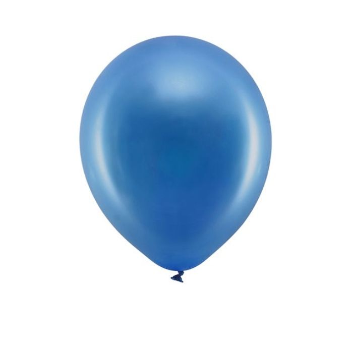 Ballonnen donkerblauw 22 cm 10x