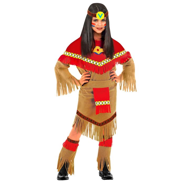 Indianenmeisje kostuum voor kinderen - 4 delen