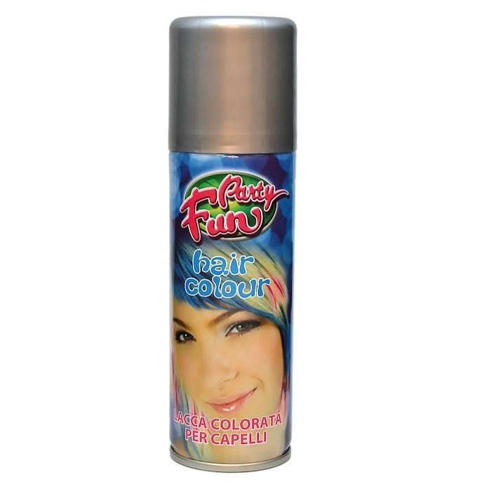 Haarspray met kleur 125 ml zilver
