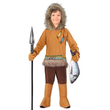 Eskimo kostuum voor jongens - 4 delen
