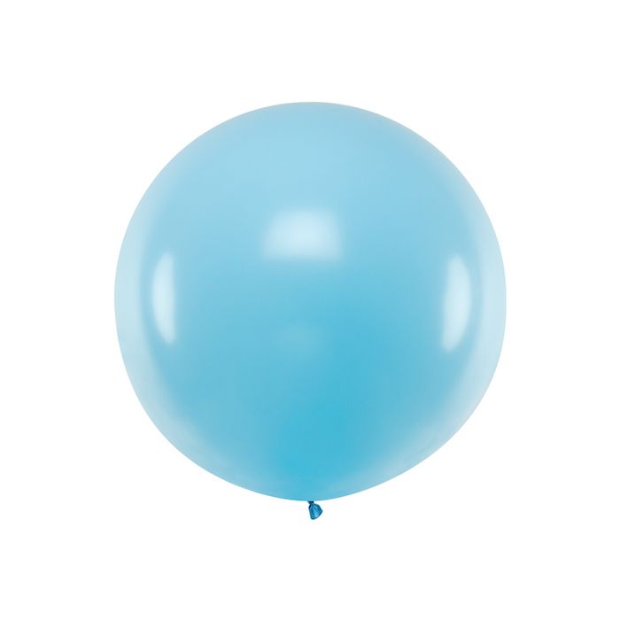Grote Pastel Lichtblauwe Ballon - 1 Meter