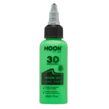 Neon UV Textielverf Groen 30 ml Moon Creations