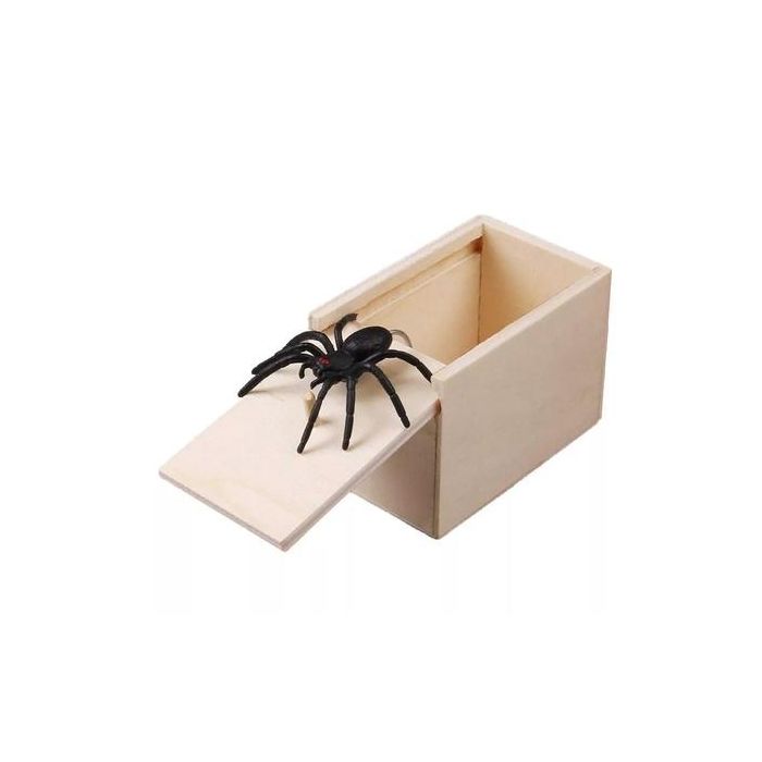 Spin Prank Box in houten doos