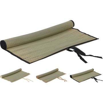 Strandmat van stro, 180 x 60 cm