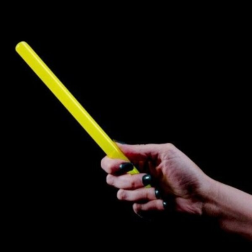 Jumbo glowstick geel 1,2x25 cm
