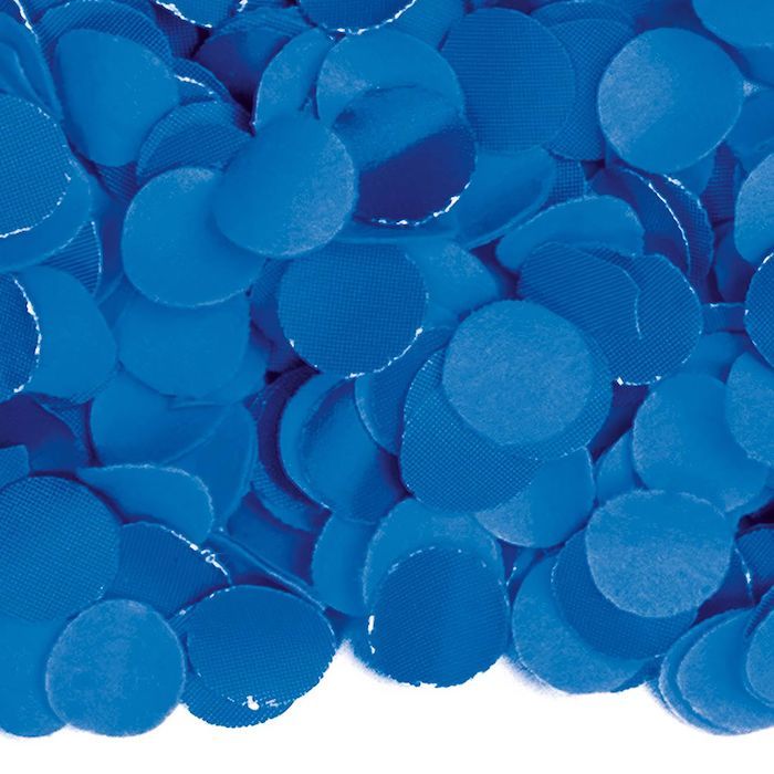 Blauwe losse confetti - 1 kg