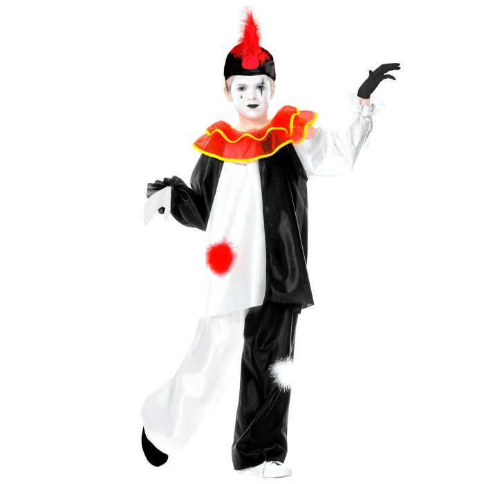 Klassiek pierrot-kostuum voor kinderen