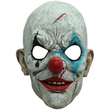 Angstaanjagend huilende clownenmasker