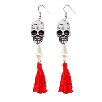Oorbellen Day of the dead doodskoppen 