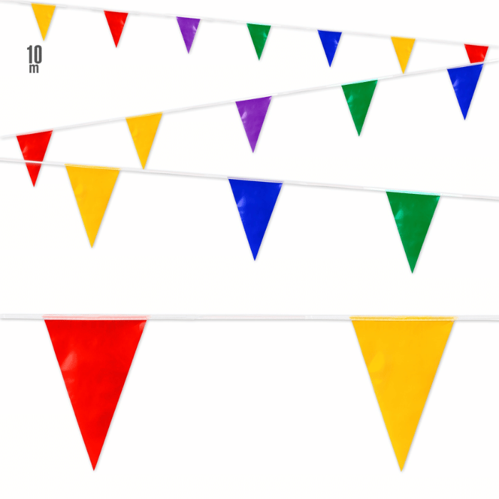 Multiculturele vlaggenlijn - 10 meter