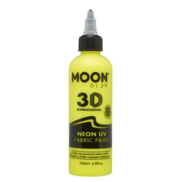 Neon UV Textielverf Geel 125 ml Moon Creations