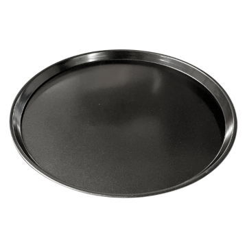 Zwart metalen dienblad - 35,5 cm