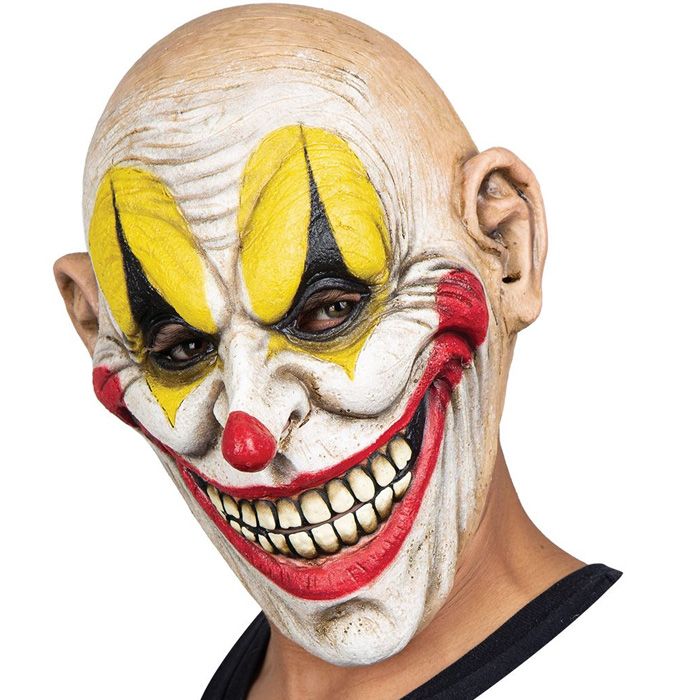 Griezelig freaky clownmasker - one-size