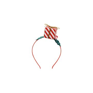 Haarband met kerstcadeau 14,5x20 cm