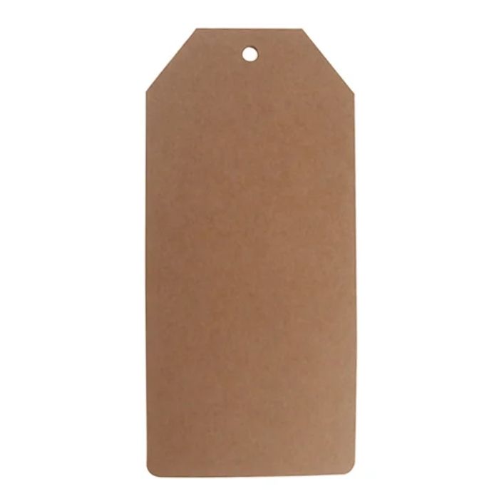 6-hoekige cadeaukaartjes bruin 6x Het Oude Apotheek